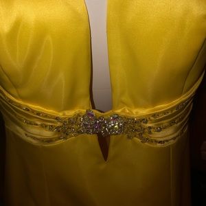 Beautiful Yellow Ballgown